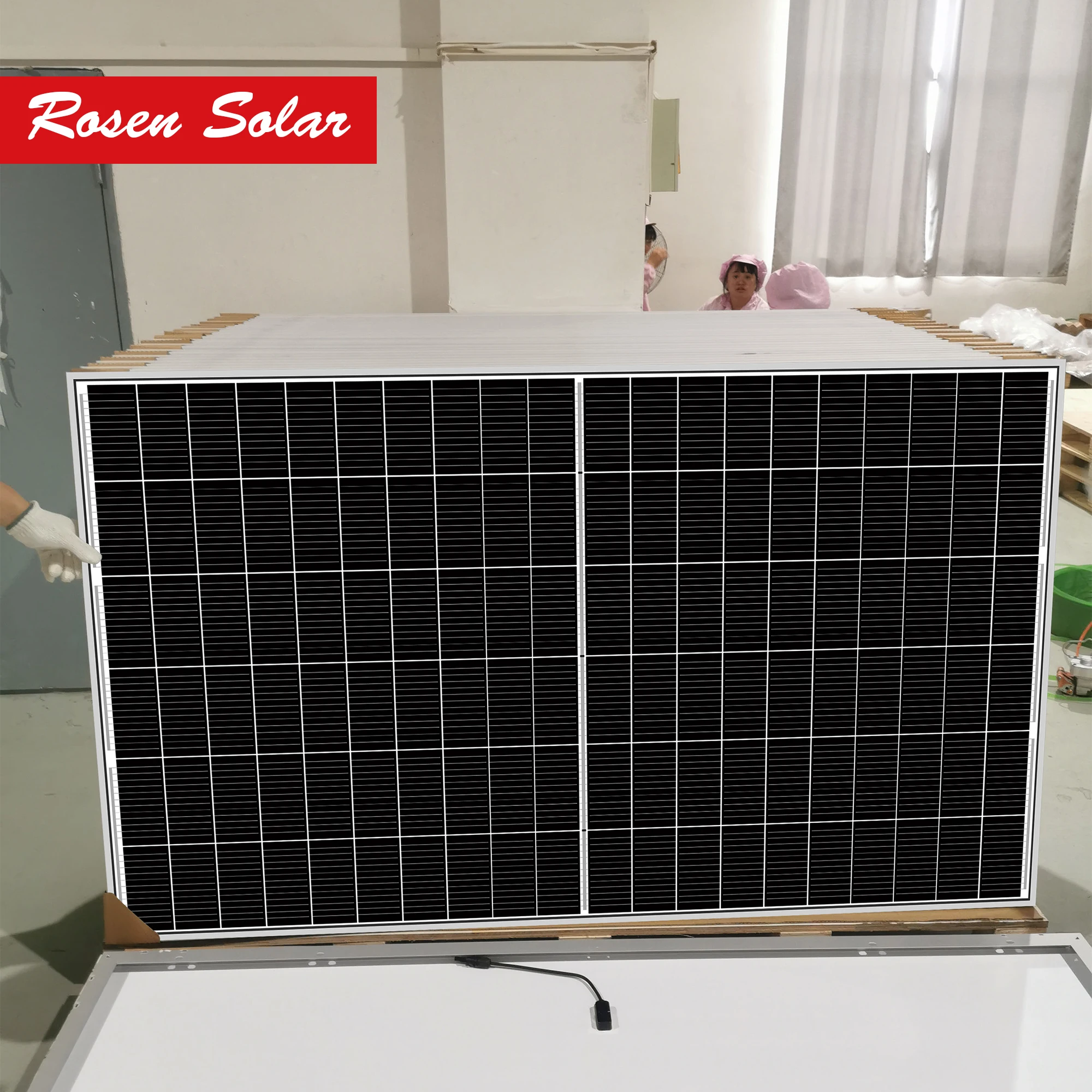 Rosen Solar 600w полуэлементная монокристаллическая солнечная батарея цена 580w 590w Мощность