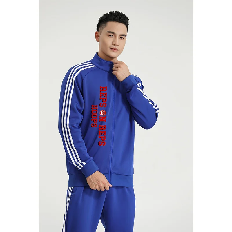 Custom Soccer Tracksuit Jacket Sport Training Tracksuit Quick Dry Men 2 Piece Set Football Jacket