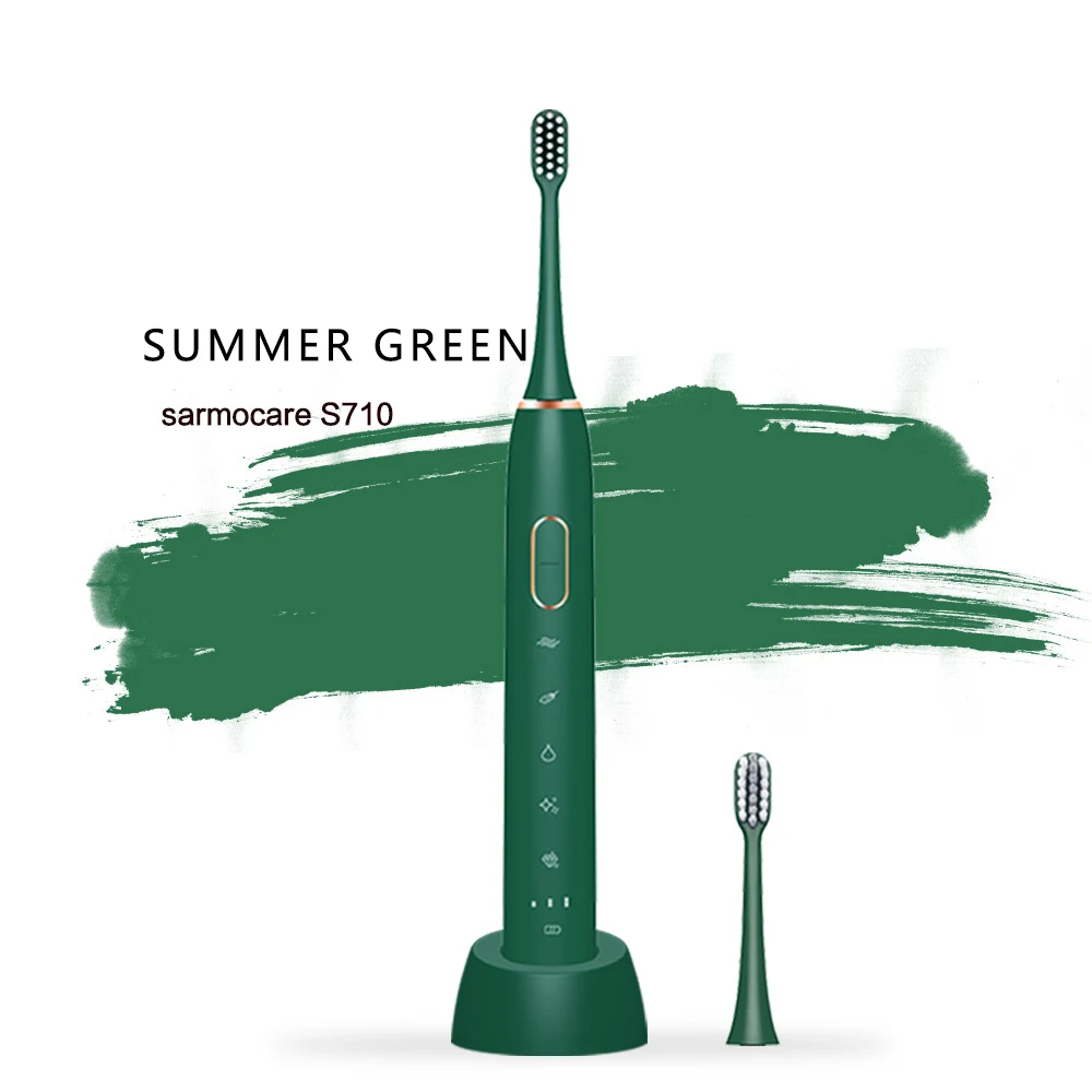 Powerful ultrasonic sonic electric toothbrush usb adult electric toothbrush