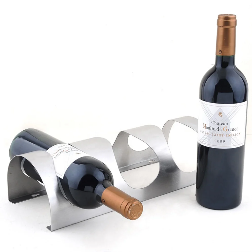 
Professional high quality Stainless Steel Wall mounted Wine Rack 