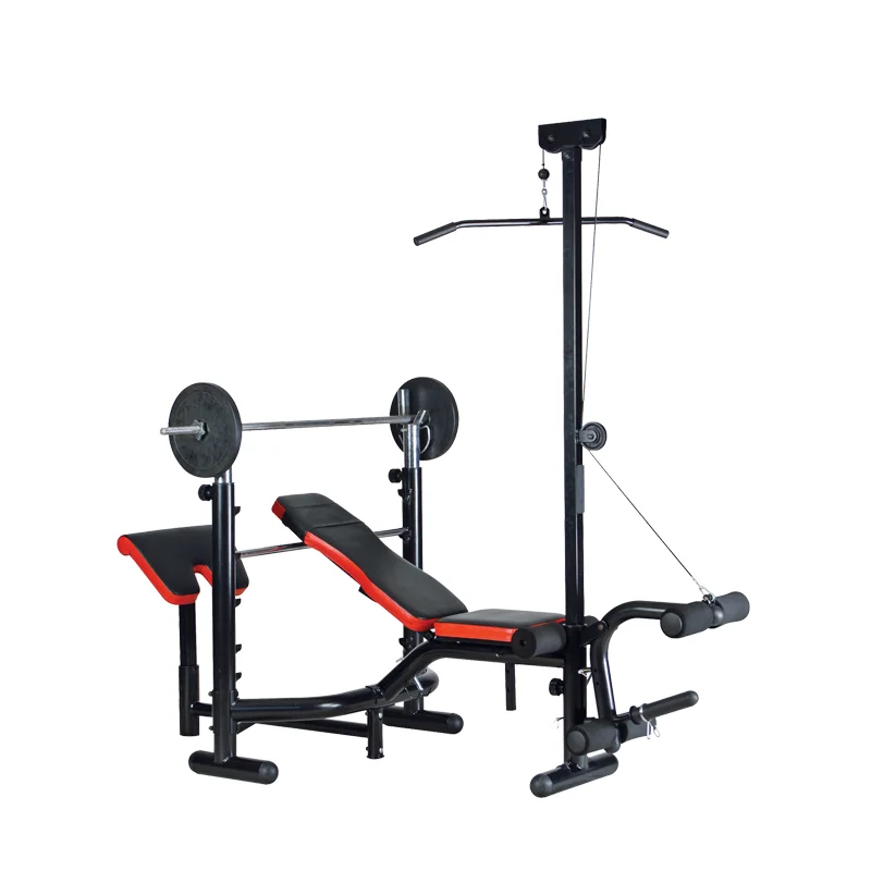 Functional muscle strength adjustable commercial weight lifting bench