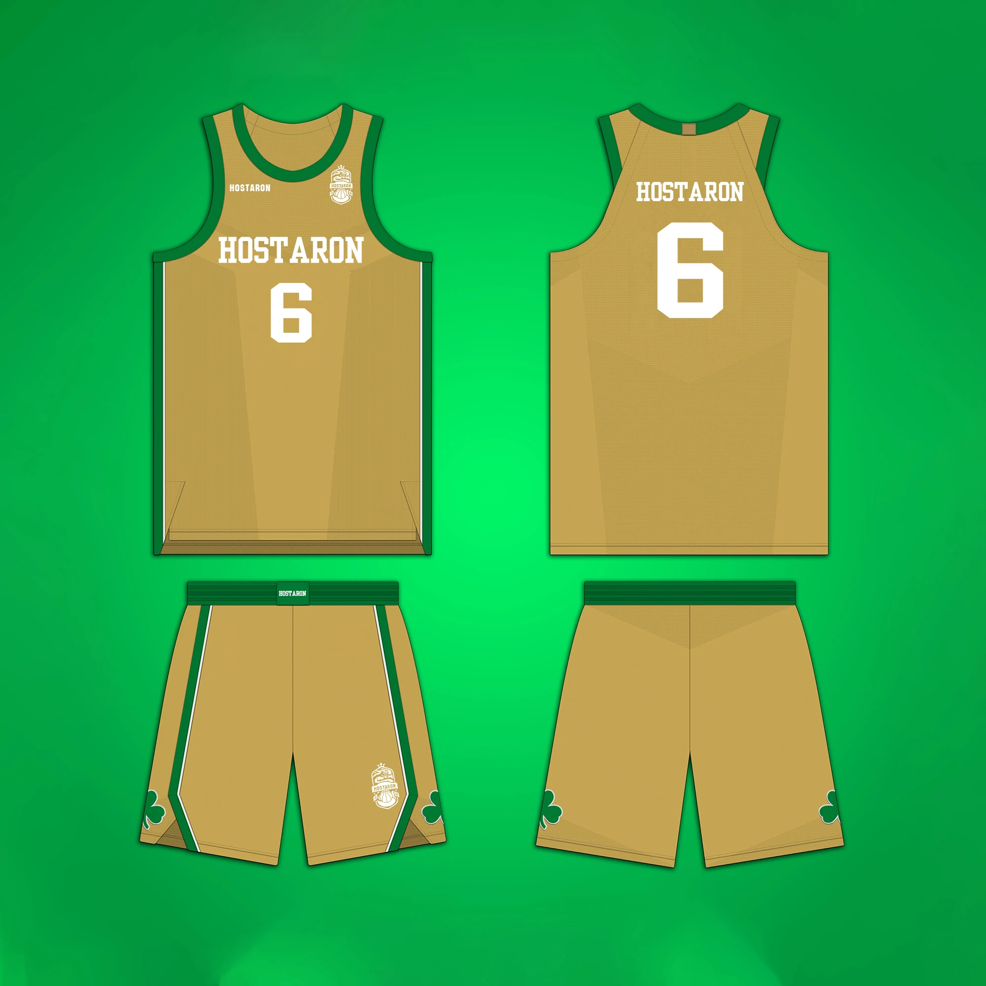 HOSTARON Vintage Basketball Wear Breathable Mesh Sublimation Basketball Shirts Singlets Custom Retro Basketball Jerseys Vest