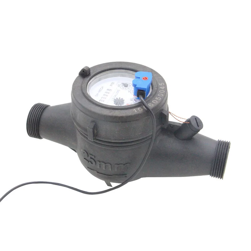 Многоструйный счетчик воды DN15 ~ DN50 герконовый переключатель пластиковый материал для школы импульсный дисплей чтения