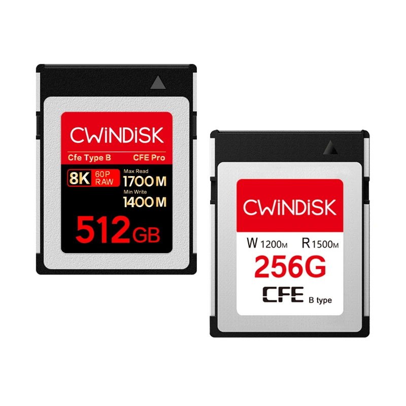 Professional Large Storage Compact Flash CFexpress Type B CF 128GB 256GB 512GB 1TB 2TB Express Memory Card for XQD Camera