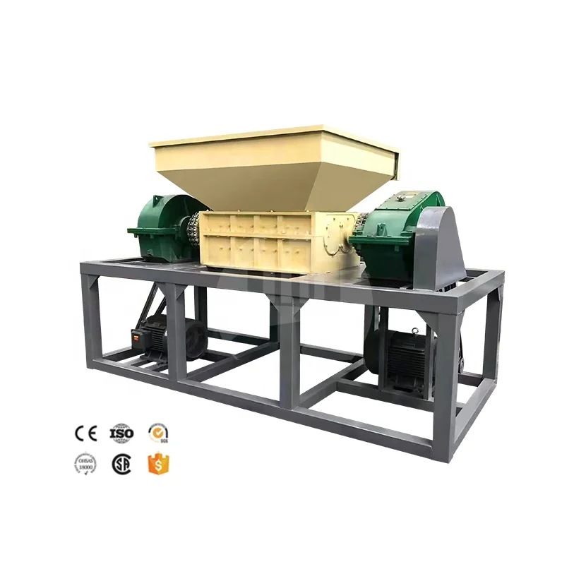 Двухвальный измельчитель медного лома дробилка медной проволоки кабеля и