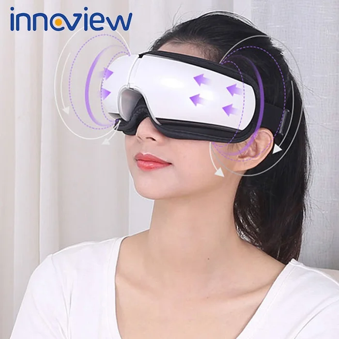 INNOVEW New health care products electric foldable portable wireless visible mask eye massage apparatus