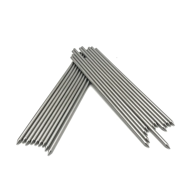 High Precision D5*200mm*30 degree tungsten carbide pin/bearing needle cutter/cemented carbide needle