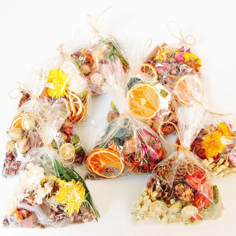 Wholesale Epoxy Scented Candle Decorative Sachet Mixed Dried Fruit Natural Dried Flower Heads