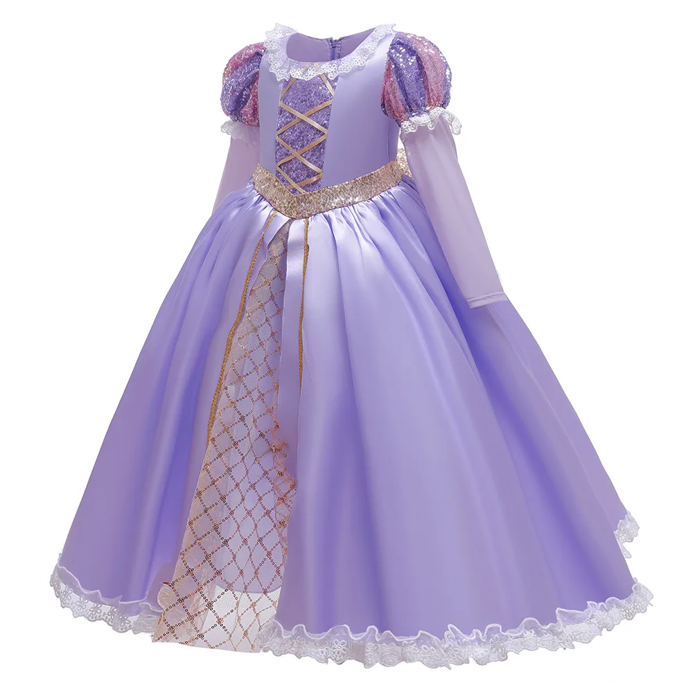 New Arrivals Girls Party Dresses with Accessories Kids Clothing for Girls Party Dresses 7-8 years