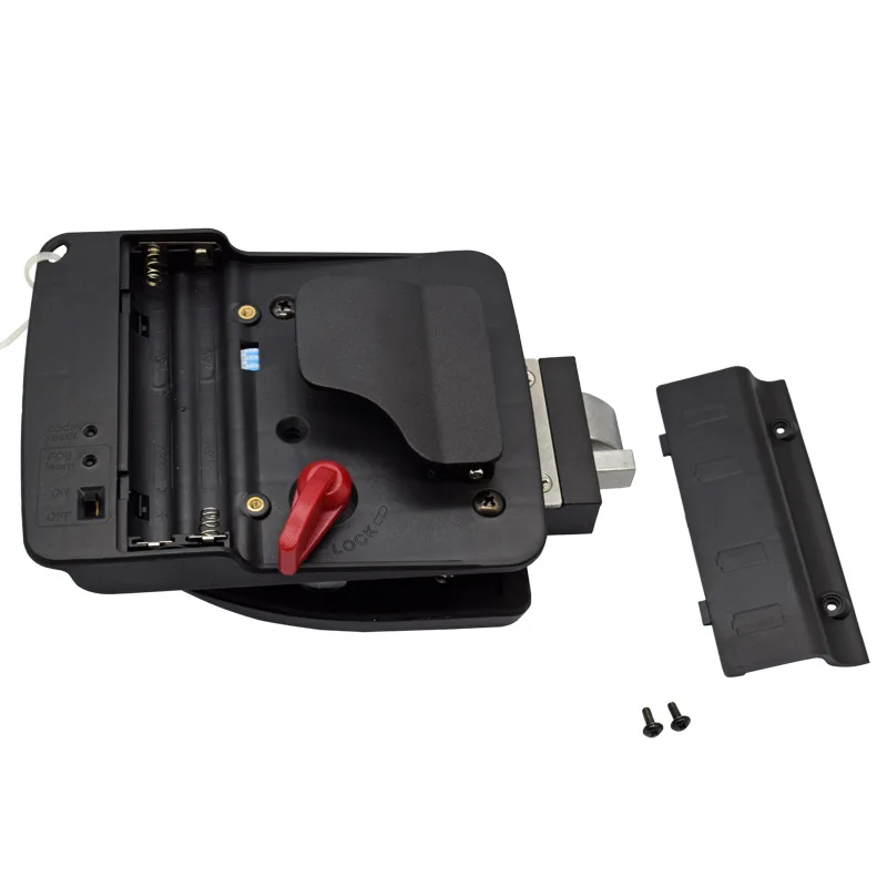 RV Keyless Entry Door Lock Latch Handle Knob Deadbolt Camper Trailer w/ Remote RVLock Key Fob and RH Compact