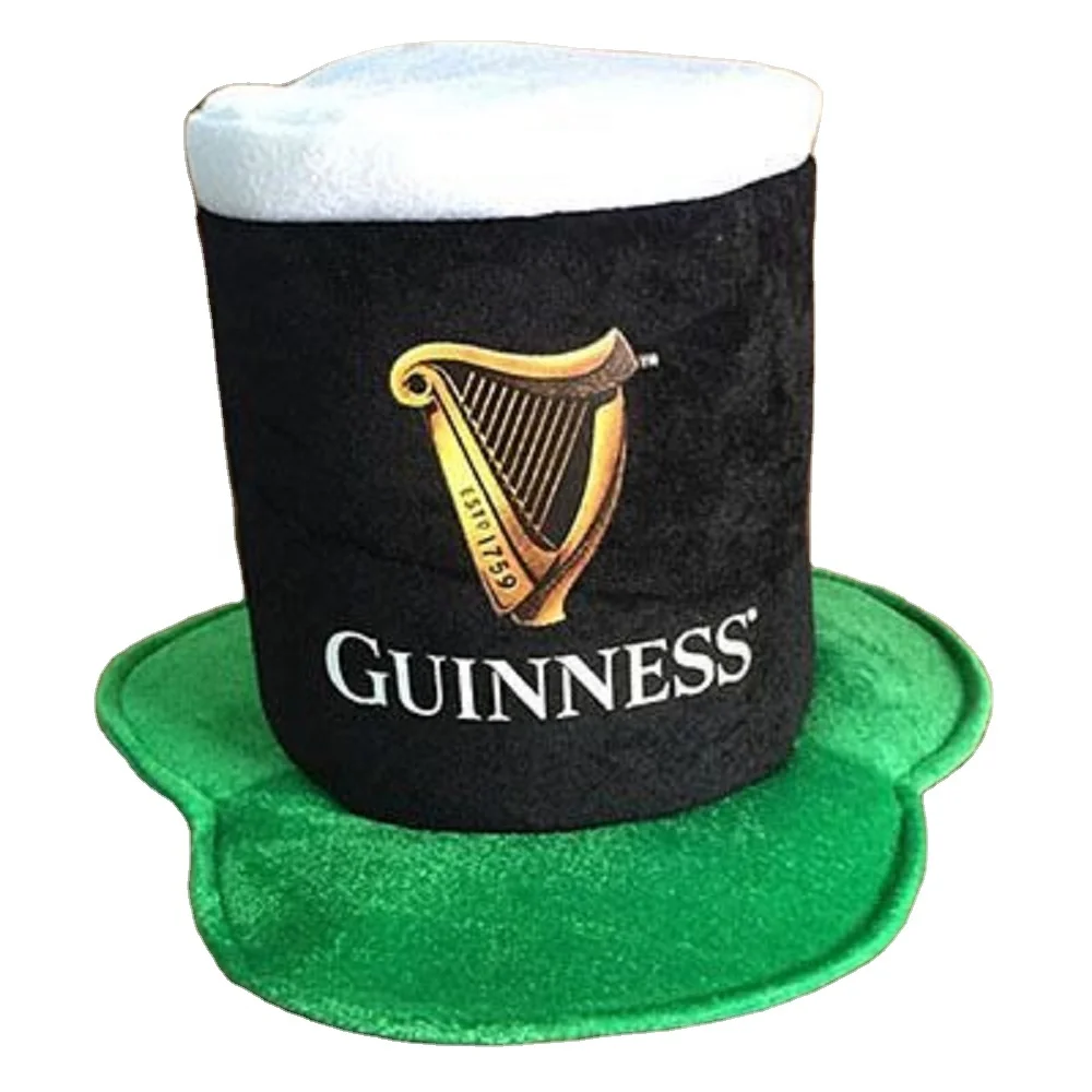  Пользовательские футбольные фанаты guinness шляпа для пивной вечеринки забавная сумасшедшая шапки из пенопласта