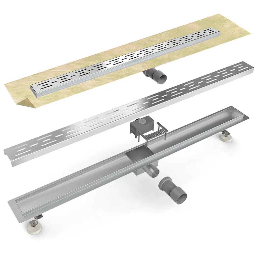 New design bathroom shower drains /Stainless Steel Outdoor/Indoor Floor Trap Drains Linear Shower Drains