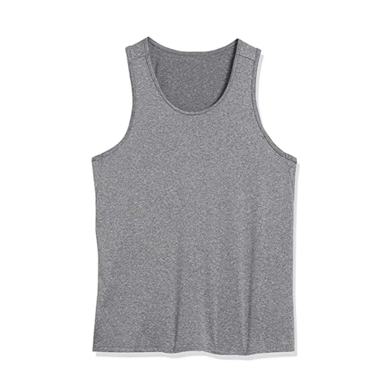 
China supplier customize sports fitness men tank top custom made vest tank top men singlet casual 