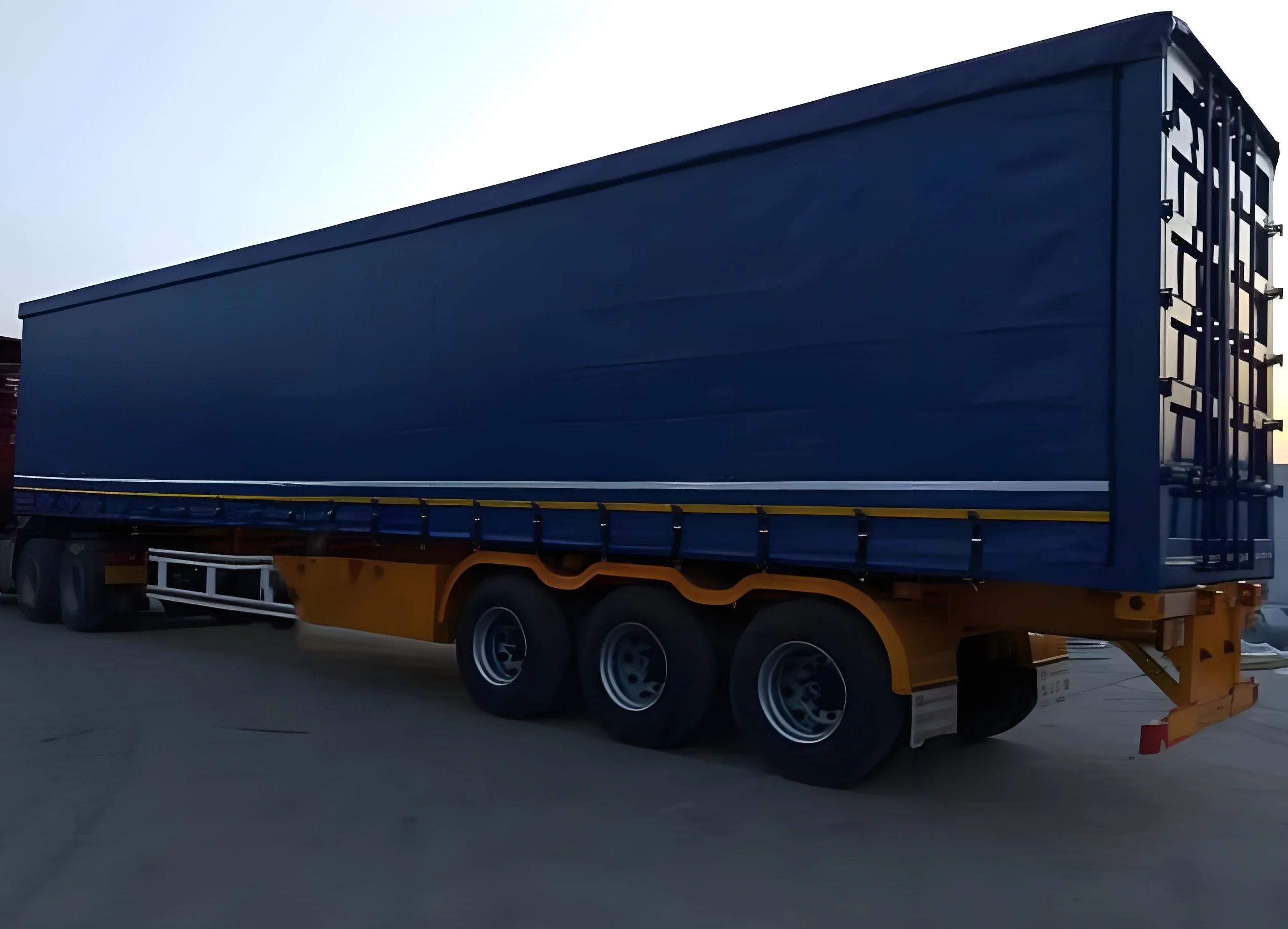 2 3 4 Axles Drop Side Wall Sidewall Board Bulk Fence Stake Van Curtain Box Drop Dump Tipper Flatbed Container Truck Semi Trailer