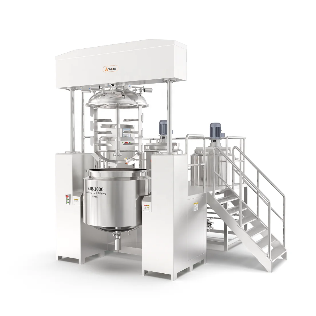 1000L Hydraulic Lifting Vacuum Emulsifying Mixer Mayonnaise Making Machine