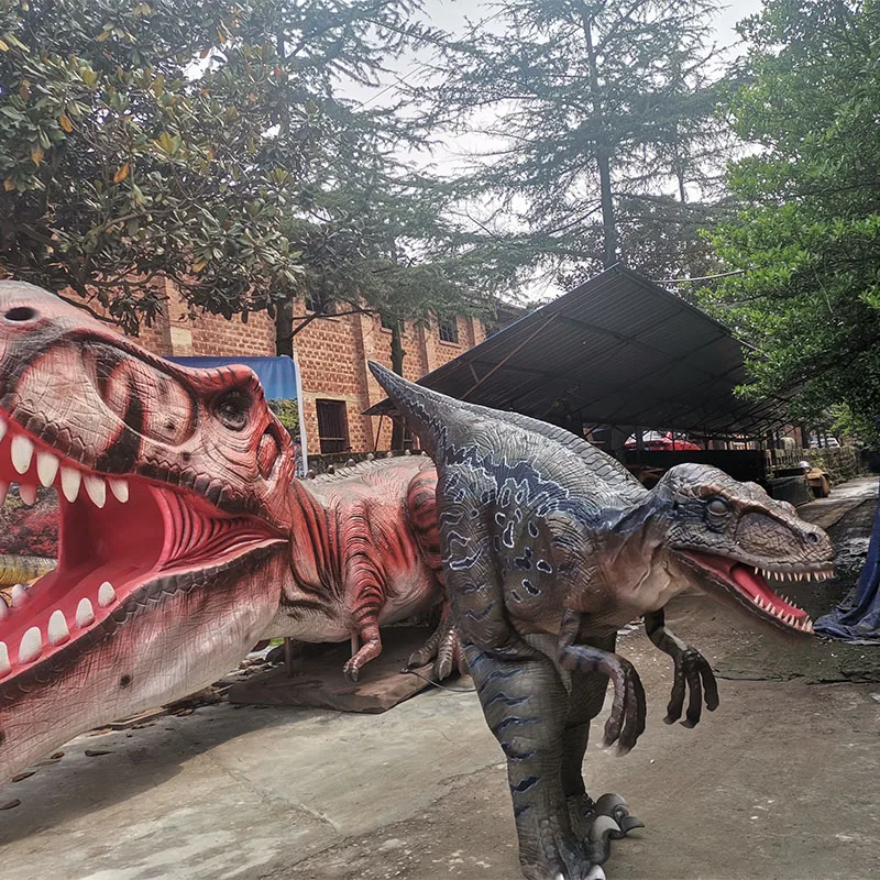 Hot Sale Animatronic hidden legs dinosaur wearable costume for park