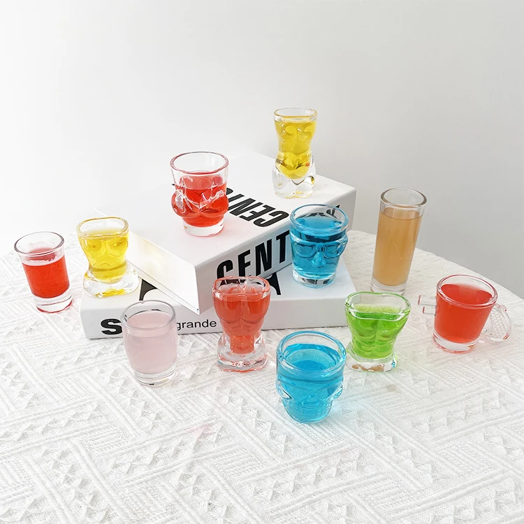 Custom Lady Sexy Bikini Shape Shot Glasses Unique Women Naked Breast Body Souvenir Cup