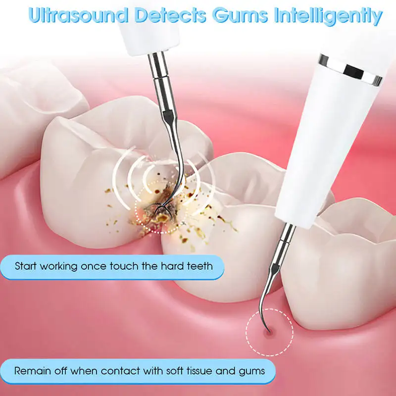 Sale 2022 new Household Device Whitening Tool Stain Kit Calculus Electric Plaque Remover For Teeth Ultrasonic Tooth Cleaner