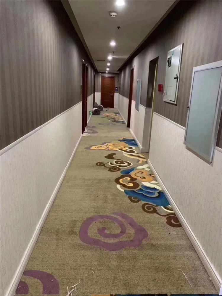 Corridor jJacquard carpet with acrylic material for corridors