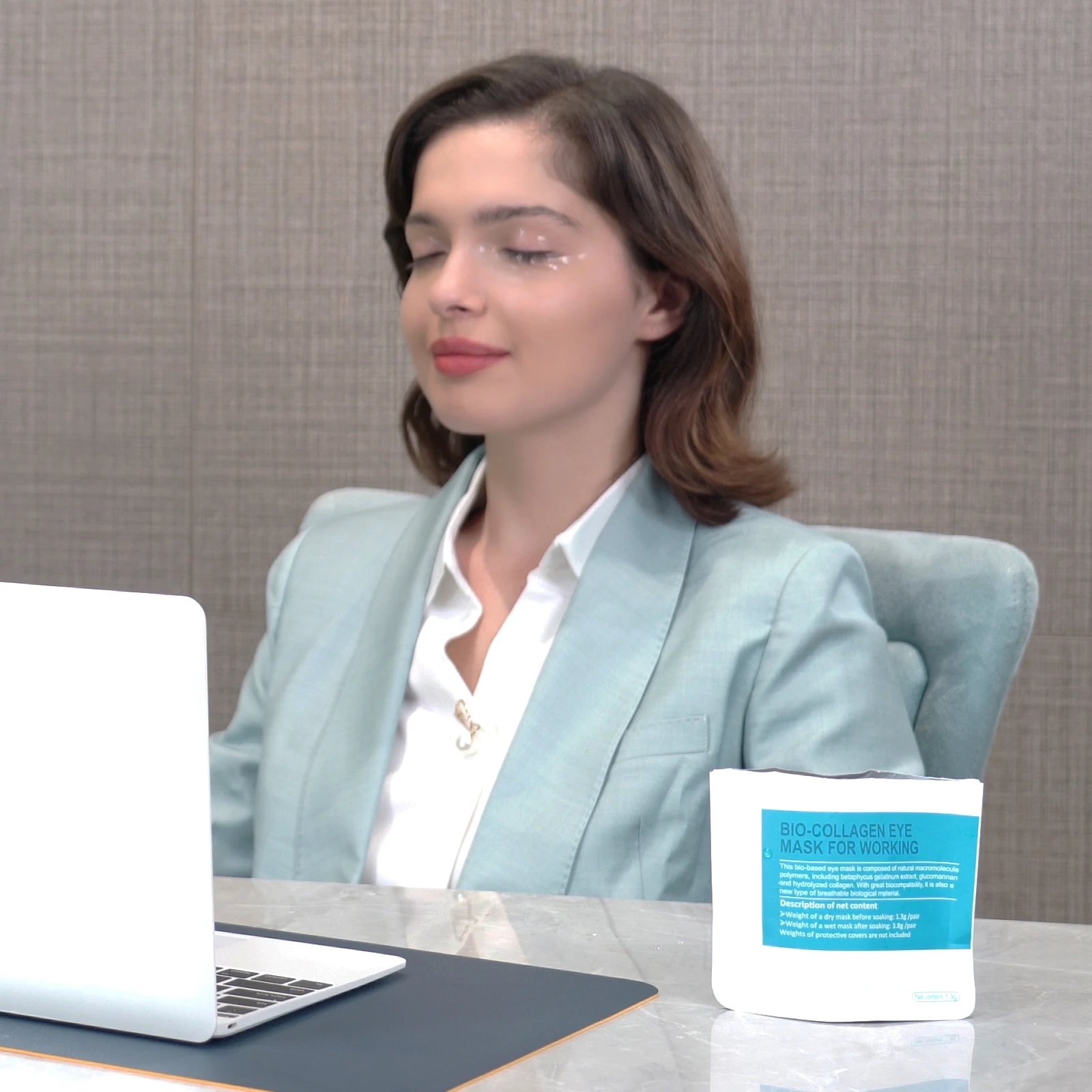 Plant Extracts Eye Mask Crystal Hydrogel Collagen Transparent Under Firming Eye Mask For Eyes