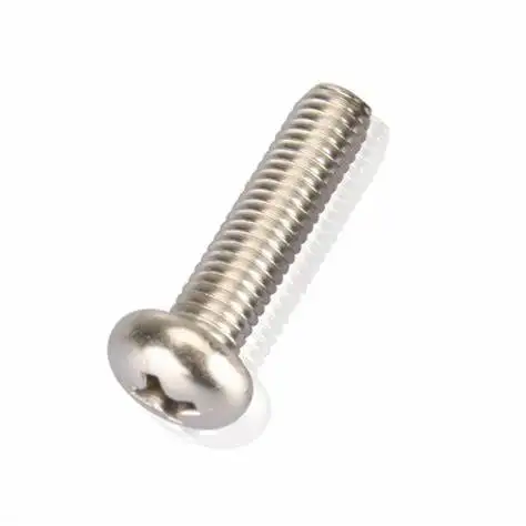 Cross Flat Head Screw Fastener High Quality Din 965  Black Plain Silver Blue Style Surface Finish Color ZINC