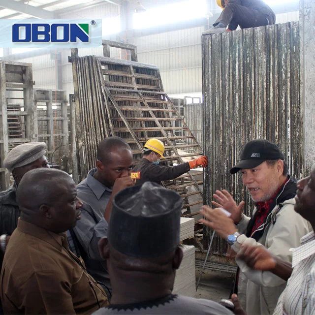 OBON Precast Concrete Mold Brick Making Machine Production Line
