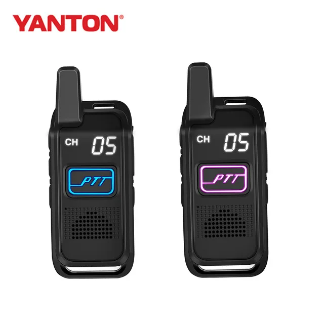 T-S1 two way radio license free rechargeable walkie talkie with USB charger