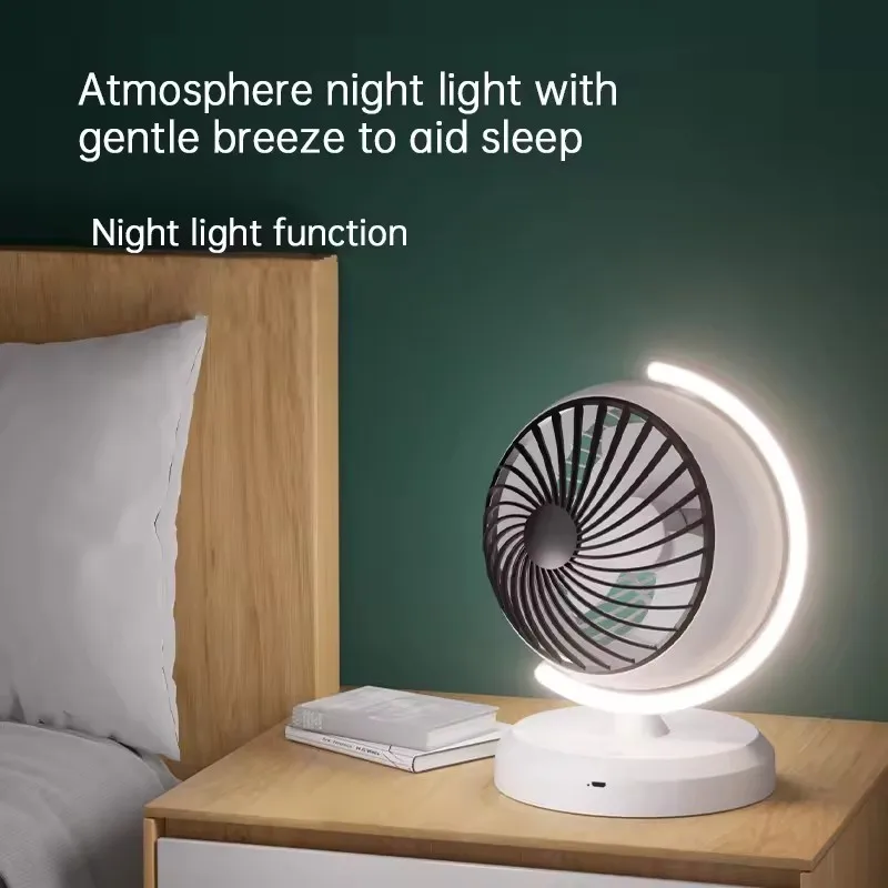 New Desktop Fan Suitable For Office And Home Usb Fans Usb Night Light Fan