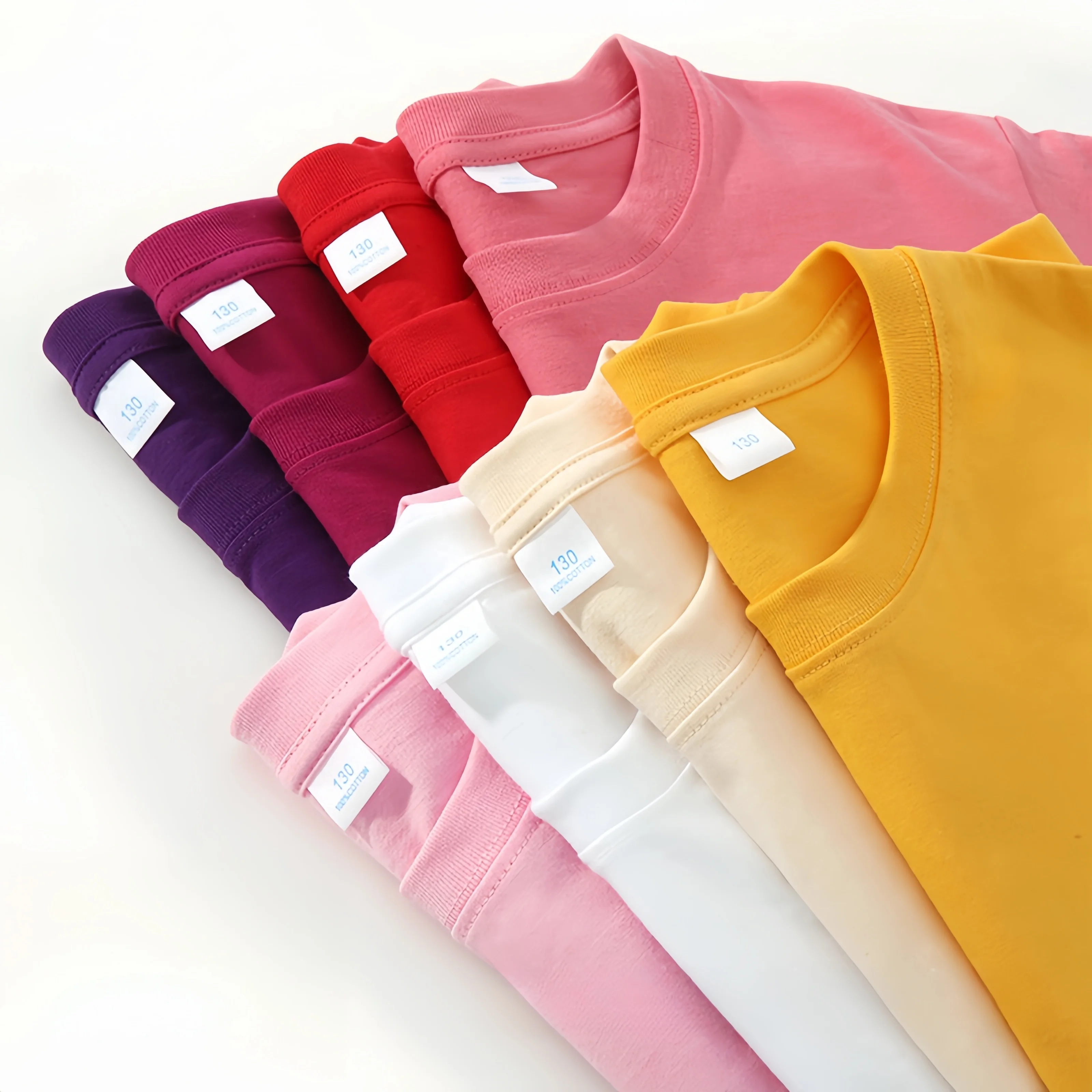 Custom Graphic Tee Wholesale Blank Plain Cotton Summer Girls Stone Washed Oversized T Shirt For Kid Boy Children