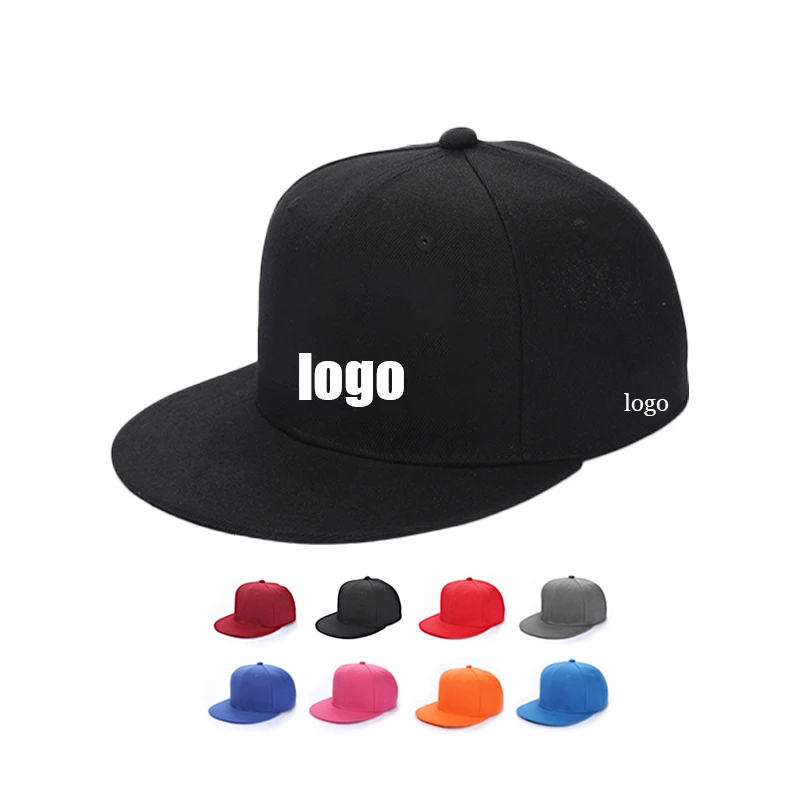 custom LOGO blank Hip hop 6 panel gorras snapback hats cap