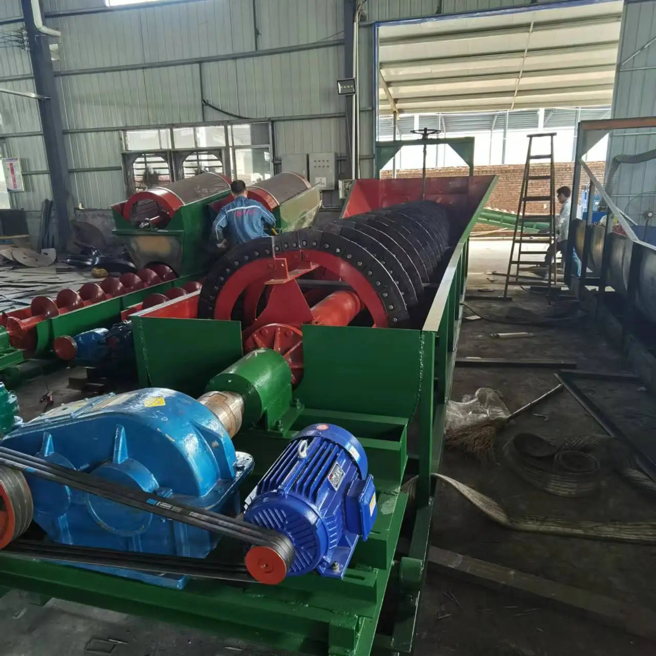 High Cost-Effective China Spiral Equipment Spiral Washer Conveyor Belt  Loading Machine
