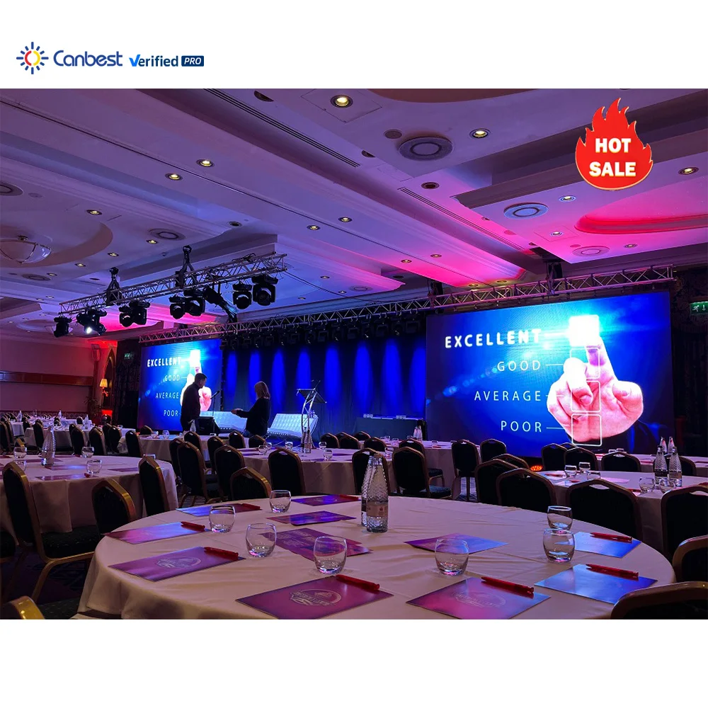 Indoor P3.91 P 26 10Feet To 16 Feet Rental Led Display Screen For Wedding Stage Decoration 26 Party Exhibition Booth Ledwall