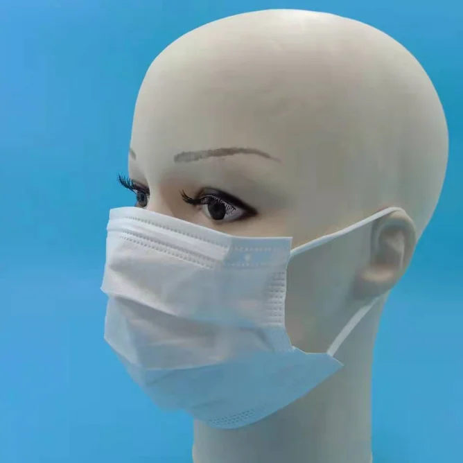 Производитель одноразовые нетканые обои 3 слоя ушной белый маска для лица