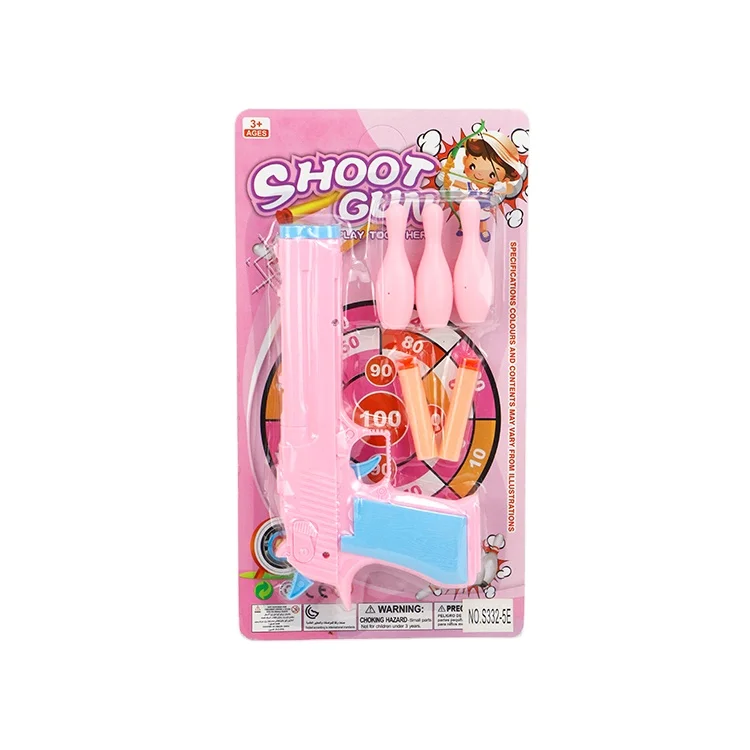 Wholesale Cheap Army toys Baby Educational Toys Pink Soft Bullet Gun
