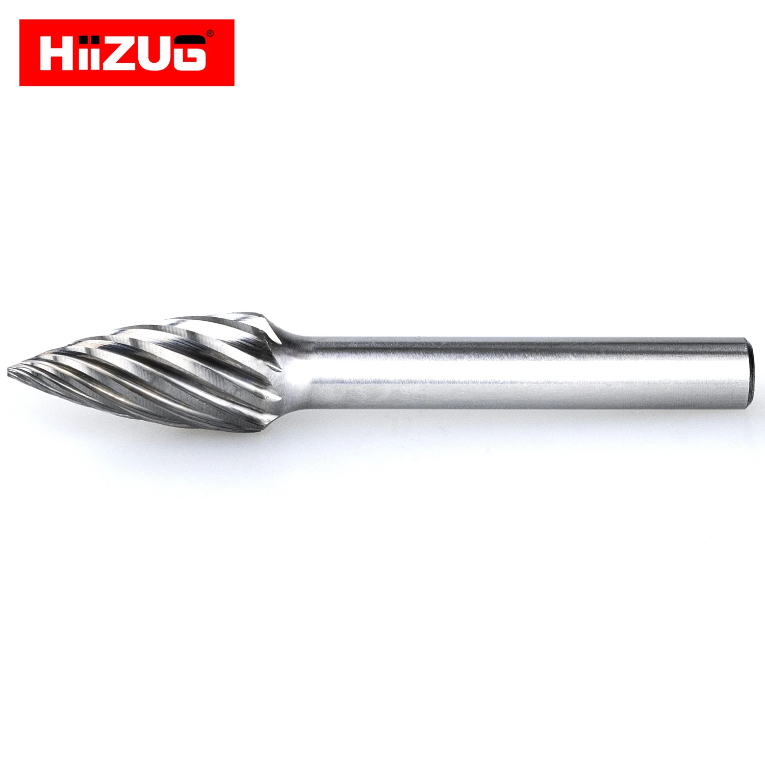 Hiizug Solid Carbide Burr for Stainless Steel Titanium Alloy superalloy Cutting Tungsten Carbide Rotary Burr Drill Bits
