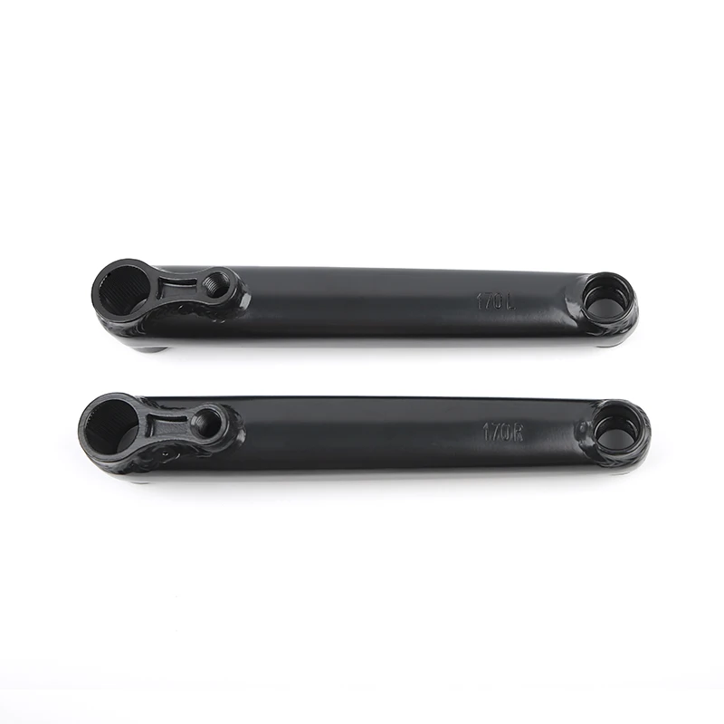 POLSO Bicycle Parts 20 Inch Bmx Bicycle Crank 170 Mm Chromy Steel Crank Bicycle Bmx Crankset