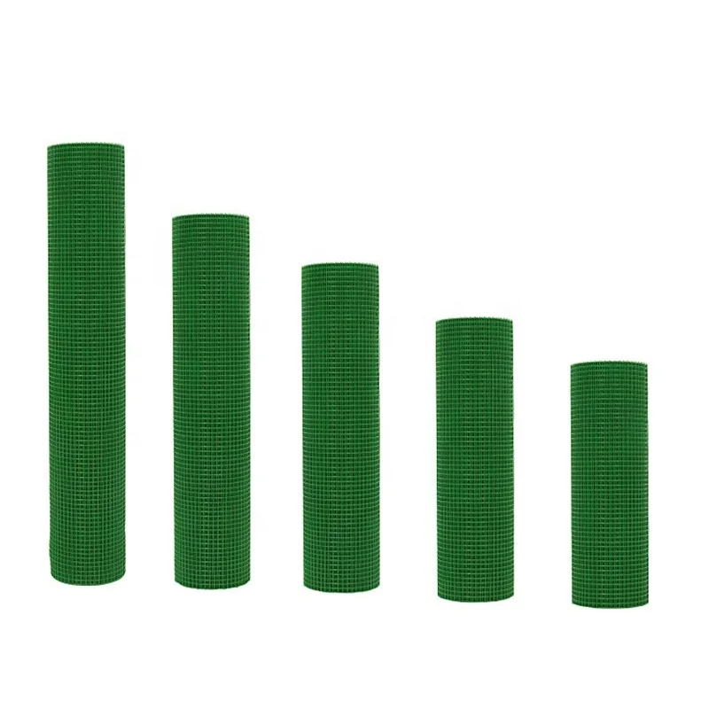 PVC Coated Welded Wire Mesh Fencing Green PVC Welded Wire Mesh