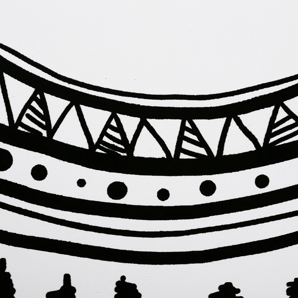 Wall framed pictures cute bear painting for baby room wall decor art