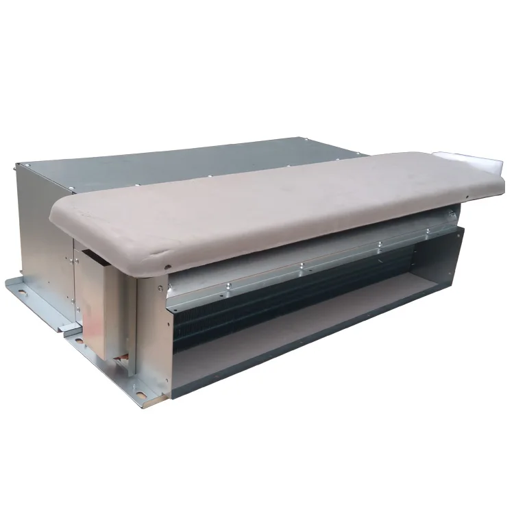 Folansi silence design water 2 tubes 3 rows coil DC brushless motor Horizontal concealed ducted  Water System FCU fan coil Unit