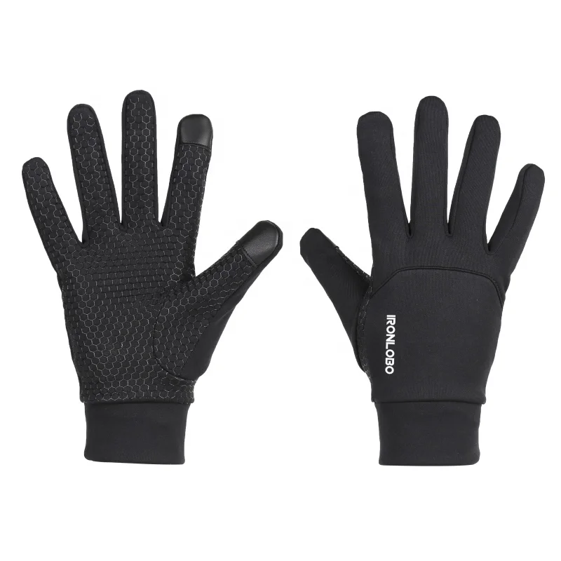 
Custom Anti slip on new Logo Men Car Running Gloves 
