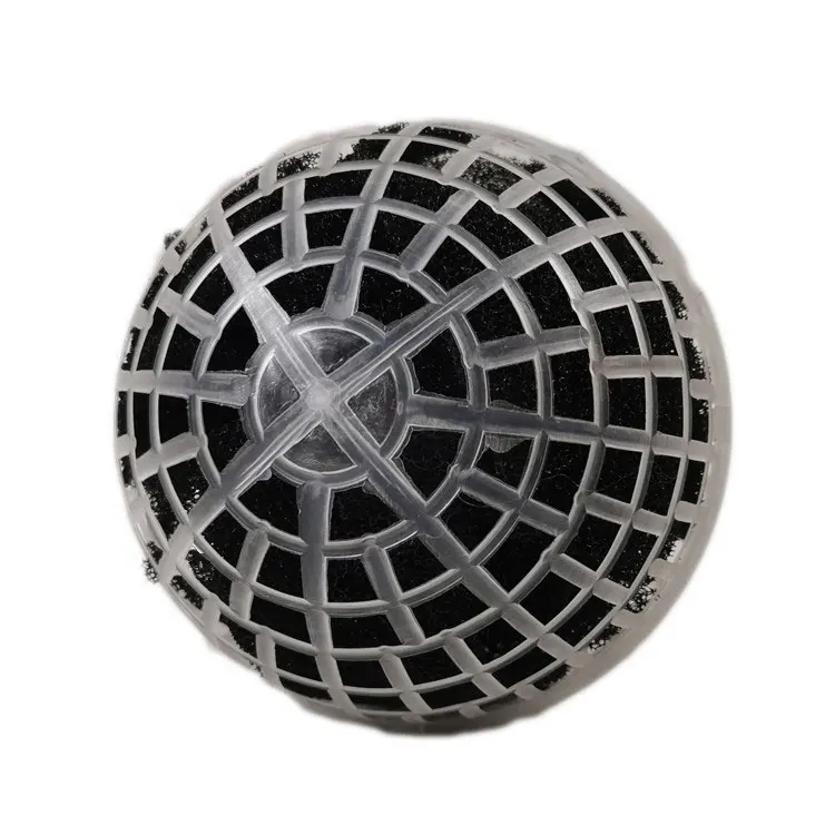 Fish Pond Water Filter Media Wastewater Treatment Plastic Biological Bioballs With Sponge