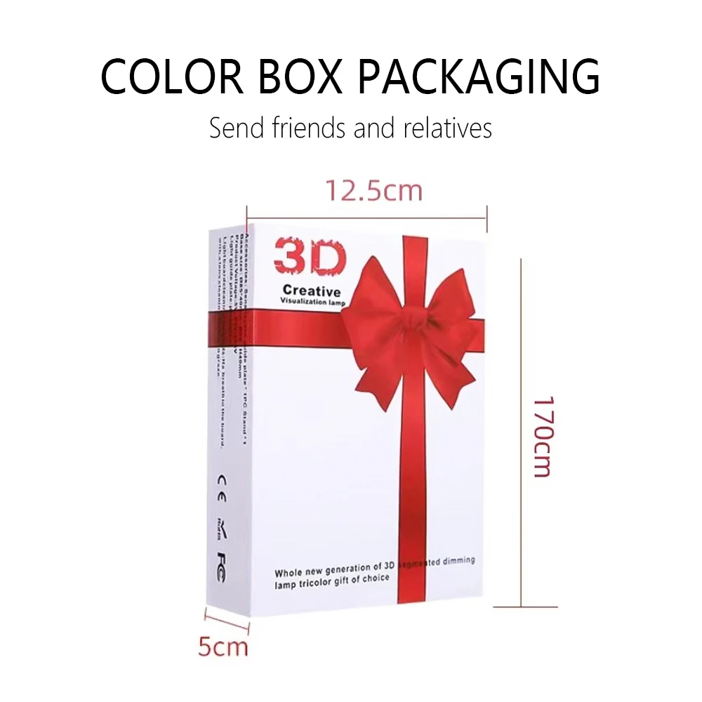 Diy LED  Blank 3D Creatives  Square Pen Rewrit Acrylic Note Board Led Rewrirable Night Light Gift with message board