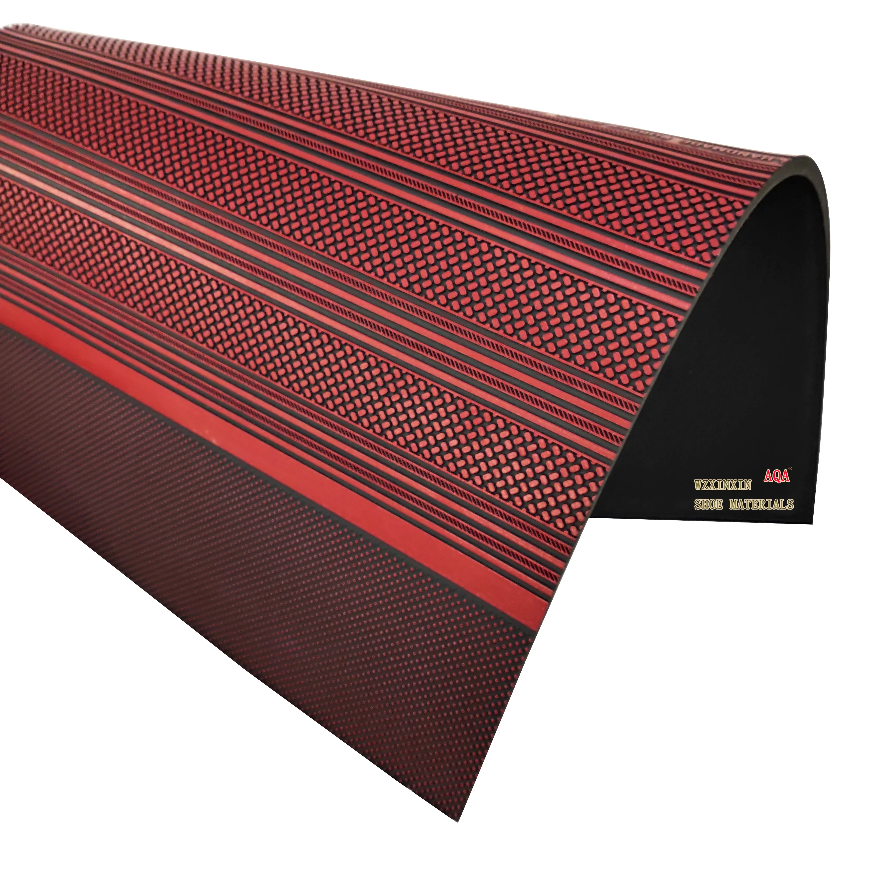 Factory wholesale vulcanized fashionable 9128 design rubber outsole sheet for men leather shoe and dressing shoe sole