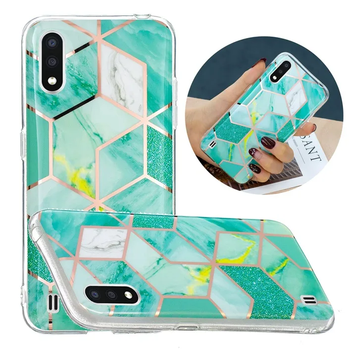 Plating Marble Soft TPU IMD Case For Huawei P40 Lite Y5 Y6 Y7 2019 P20 Lite P30 Pro Phone Cases Skin Cover Back Coque