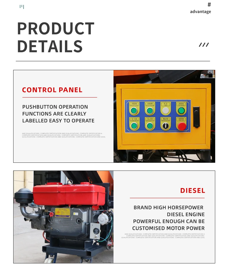 Tuomei High Quality S Valve Concrete Pump Parts Mini Small Concrete Pump Price Concrete Pump Truck