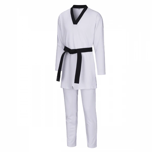 Woosung Promotional Custom Logo  Cheap Taekwondo Training Clothes Taekwondo Suits Dobok Taekwondo Uniform