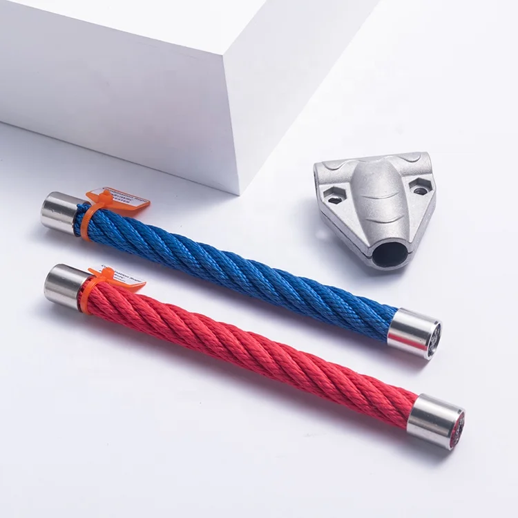 Heavy duty reinforced PP combination rope for children outdoor rope game