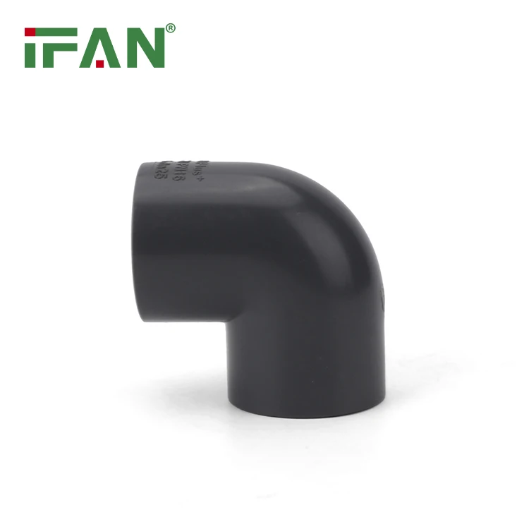 IFAN GB Standard PVC Water Thread Pipe Connector 20mm-110mm Equal Elbow UPVC Fittings