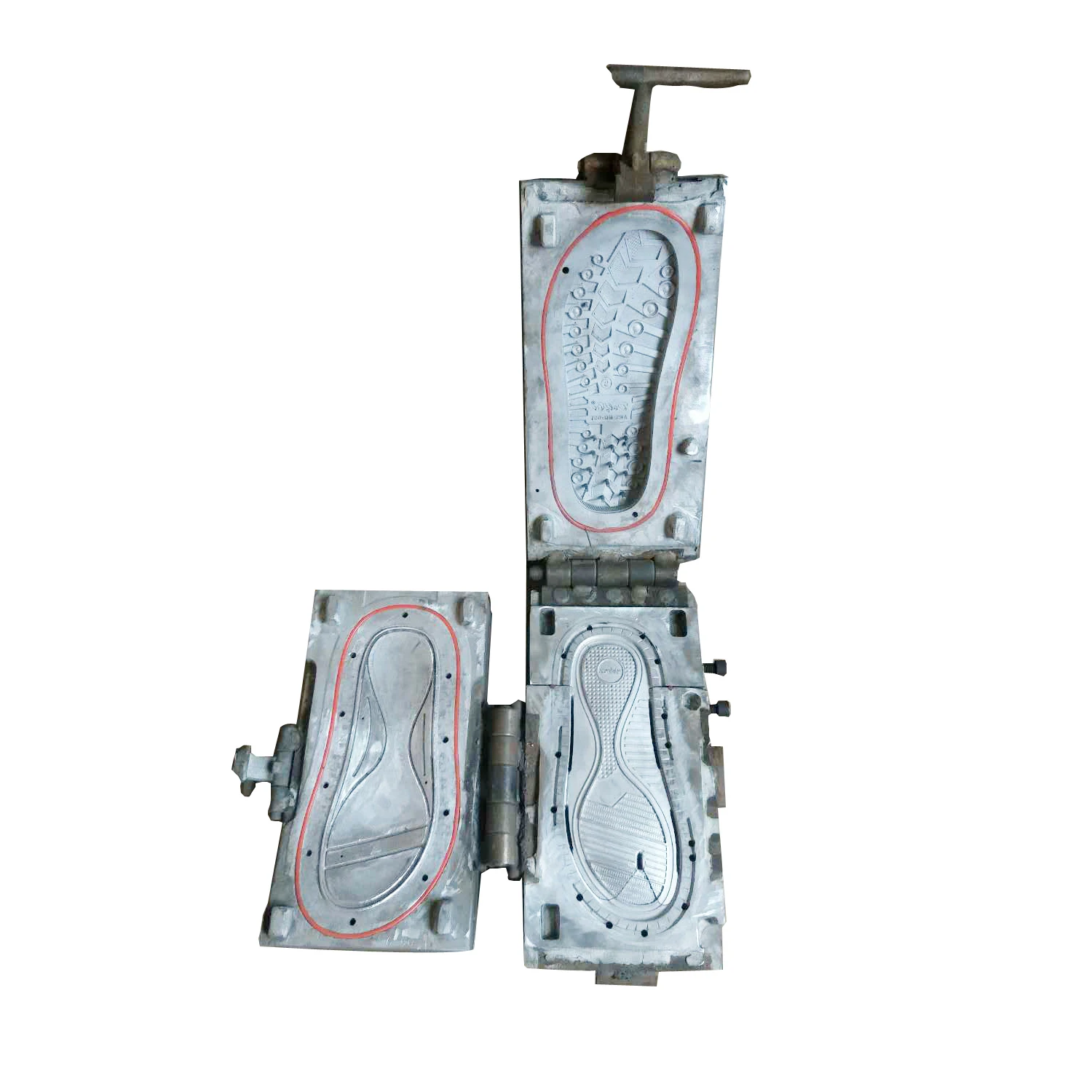 Factory direct sales price Aluminum Injection Moulding Machine Molding PU Shoe Sole Insole Mould Die Cast Making for shoes shoe