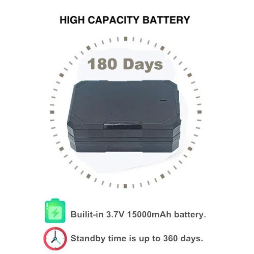 Long Standby Rechargeable Vehicle Car Truck Magnetic Tracking Device